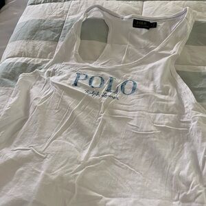 Polo top with soft light blue smocked bottoms by Lotus and Luna